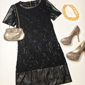Laundry by Shelli Segal Black Lace Dress, sz 4